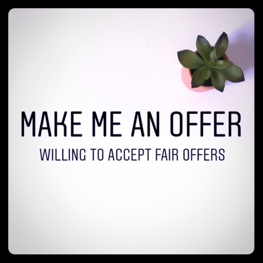 Prices not firm | Make me an offer!